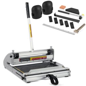 BAUTEC Vinylschneider Designcutter L-360° mit 330 mm Schnittbreite inkl. 2 Klingen + Verlegeset
