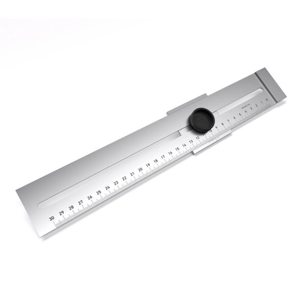 Bauheld Streichmaß Metall 300 mm
