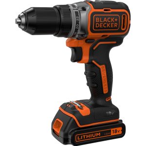 Black+Decker 18 V Akku-Bohrschrauber BL186KB inkl. 1