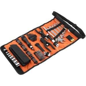Black+Decker Rolltasche mit Autowerkzeugzubehör 71-teilig A7144