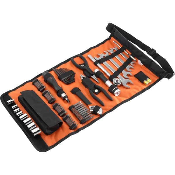 Black+Decker Rolltasche mit Autowerkzeugzubehör 71-teilig A7144