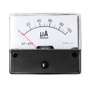 Blanko Amperemeter 0-100 uA DC Zum Einbau