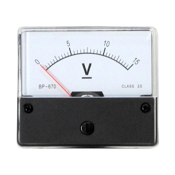 Blanko Voltmeter 0-15 V DC Zum Einbau