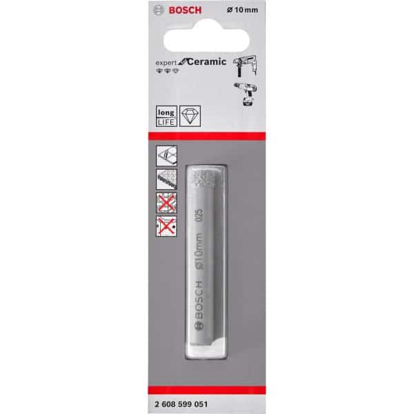 Bosch Diamantbohrer für Keramik 10 mm x 66 mm