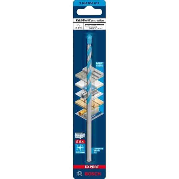 Bosch Expert Bohrer CYL-9 MultiConstruction Ø 6 mm x 150 mm