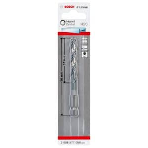 Bosch HSS-Spiralbohrer Impact Control 6 mm x 98 mm x 57 mm