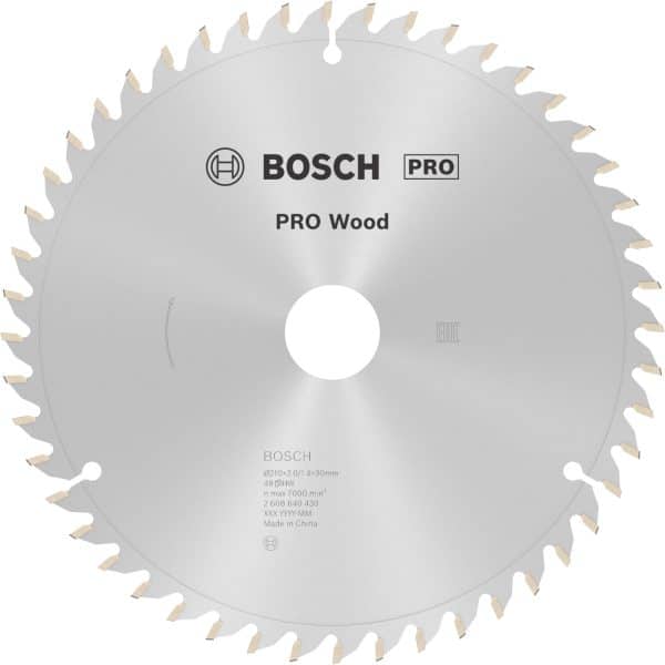 Bosch Hartmetall Kreissägeblatt 210 mm x 30 mm x 2 mm