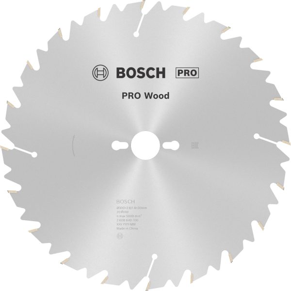 Bosch Kreissägeblatt Construct Wood 300 x 30 x 2