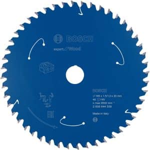 Bosch Kreissägeblatt Expert für Wood 165 mm x 15 mm x 20 mm 48 Zähne