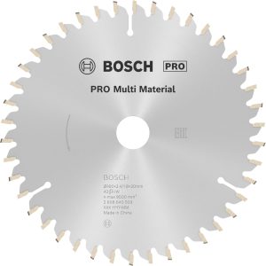 Bosch Kreissägeblatt Multi Material 160 mm x 24 mm x 20 mm 42 Zähne