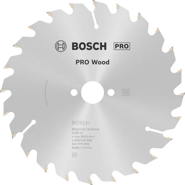 Bosch Kreissägeblatt Optiline Wood 160 mm x 16 mm