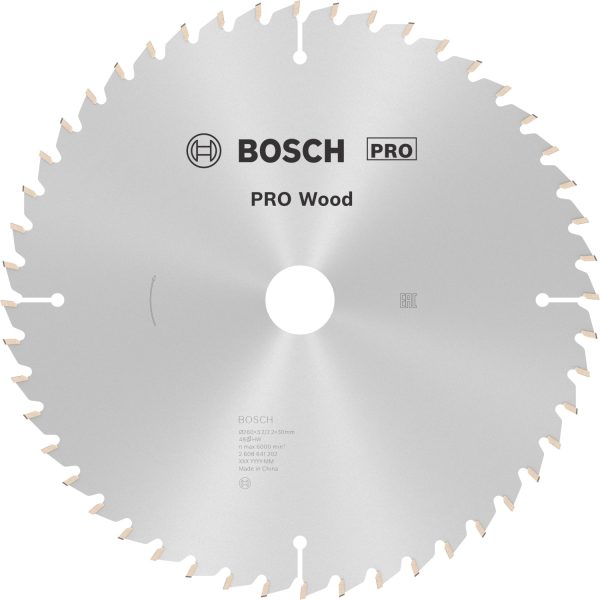 Bosch Kreissägeblatt Optiline Wood 260 mm x 32 mm x 30 mm 48 Zähne