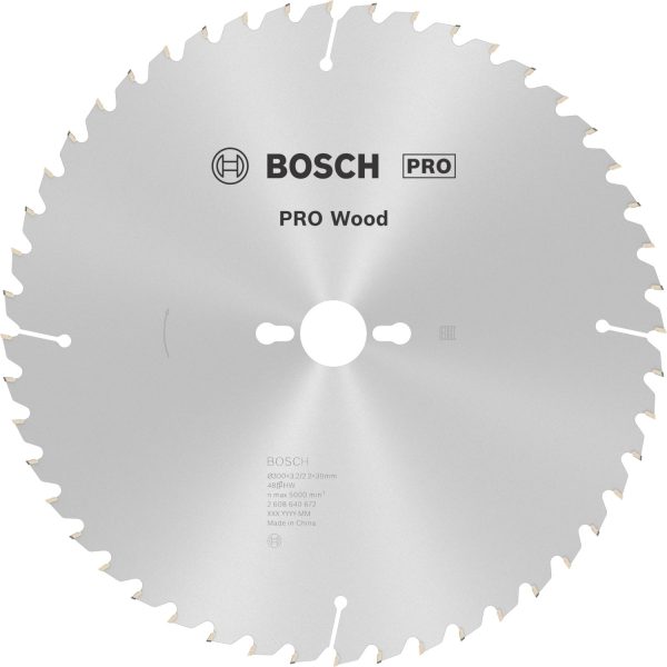 Bosch Kreissägeblatt Optiline Wood für Tischkreissägen 300 x 30 x 3