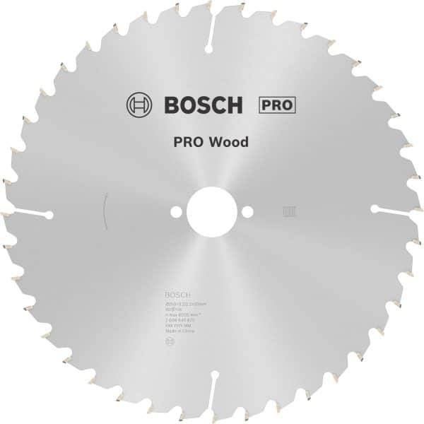 Bosch Kreissägeblatt Optiline Wood für Tischkreissägen Ø 250 mm