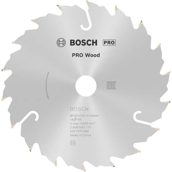 Bosch Kreissägeblatt Speedline Wood 130 mm x 16 mm x 2 mm