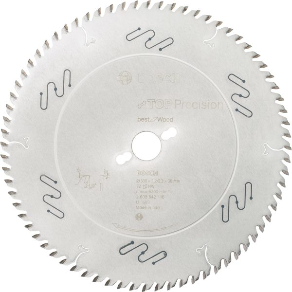 Bosch Kreissägeblatt Top Precision Best for Wood 300 x 30 x 3