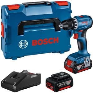 Bosch Professional Akku-Bohrschrauber GSR 18V-45 mit 2 x 3.0 Ah & GAL in L-Boxx