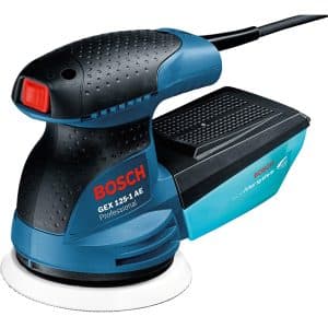Bosch Professional Exzenterschleifer GEX 125-1 AE 250 W mit Schleifblatt