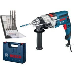 Bosch Professional Schlagbohrmaschine GSB 19-2 RE 850 W mit 7-tlg. Set im Koffer