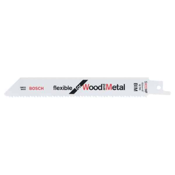 Bosch Säbelsägeblatt S 922 HF Flexible Holz und Metall