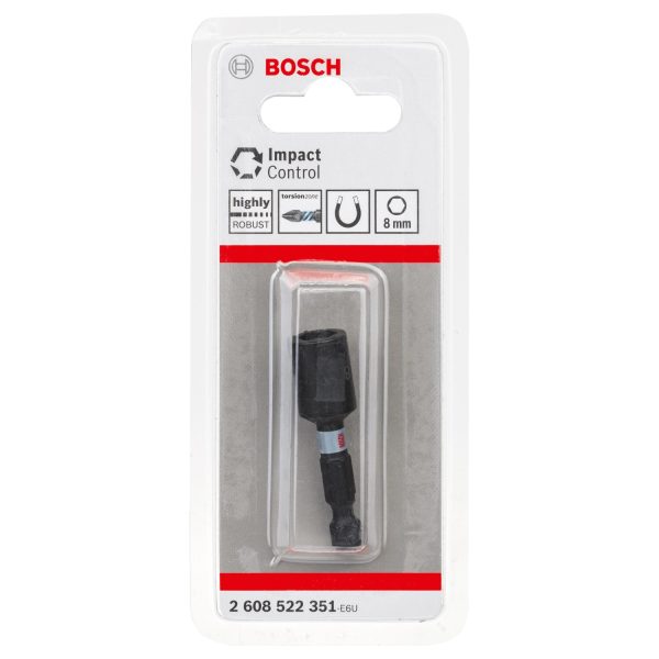 Bosch Steckschlüssel Impact Control 50 mm SW 8 mm