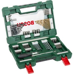 Bosch V-Line Titanium-Bohrer und Bit-Set Promoline 91-teilig