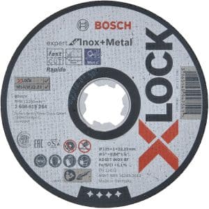 Bosch X-Lock Trennscheibe Expert for Inox + Metal  AS 60 T INOX BF Ø 125 mm