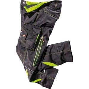 Bullstar Arbeitshose Ultra Schwarz-Lime Gr. 48