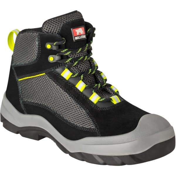 Bullstar Sicherheitsstiefel DynamiX S1p Grau-Schwarz Größe 42