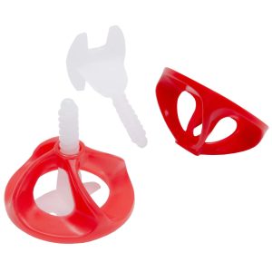Dalsys Fliesen Nivelliersystem Set 1mm 100x Gewindelaschen 100x Hauben