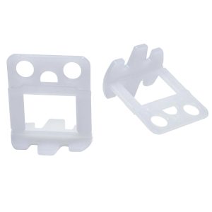 Dalsys Fliesen Niverlliersystem 1mm 100x Zuglaschen für Ebenmäßige Fugen