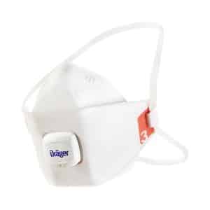 Dräger Feinstaubmaske X-plore 1930 V FFP3 mit Ventil Gr. M-L 10 Stück Weiß