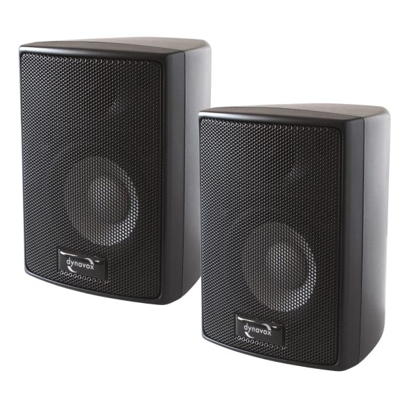 Dynavox AS-301 Miniboxen Lautsprecher Schwarz Paarpreis