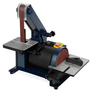 EBERTH Bandschleifmaschine 300W Verstellbare mit Schleifpad & Schleifband