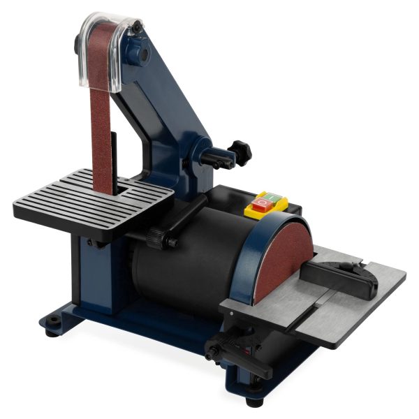 EBERTH Bandschleifmaschine 300W Verstellbare mit Schleifpad & Schleifband