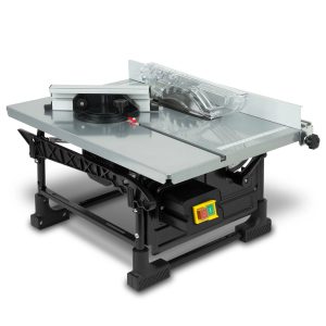 EBERTH Kreissäge 800W mit 200mm Sägeblatt Schnitthöhe 43mm Tisch Neigbar 45 Grad