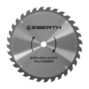 EBERTH Kreissägeblatt 405mm Durchmesser 30mm Bohrung 3