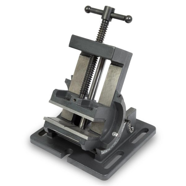 EBERTH Maschinenschraubstock 90 Grad Max Spannbreite 105 mm Backenbreite 100 mm