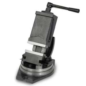 EBERTH Maschinenschraubstock 90 Grad Max Spannbreite 80 mm Backenbreite 100 mm