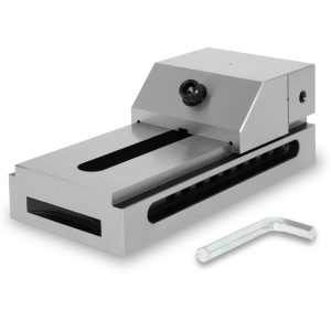 EBERTH Präzisions-Niederzugschraubstock Backenbreite 125mm Spannweite 160mm