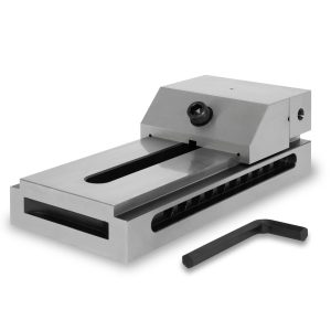 EBERTH Präzisions-Niederzugschraubstock Backenbreite 150mm Spannweite 200mm