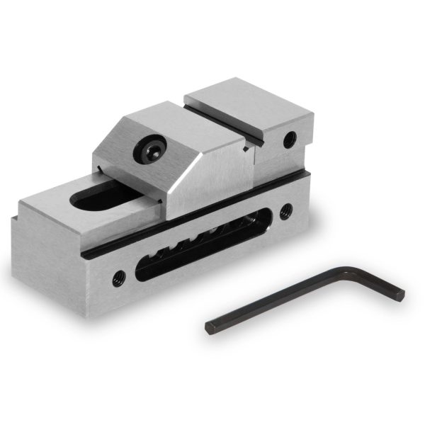 EBERTH Präzisions-Niederzugschraubstock Backenbreite 26mm Spannweite 22mm