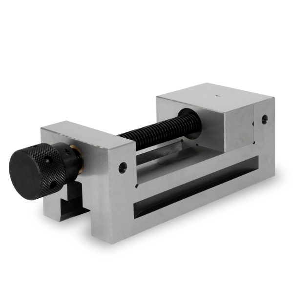 EBERTH Präzisionsschraubstock mit Spindel Backenbreite 100mm Spannweite 125mm