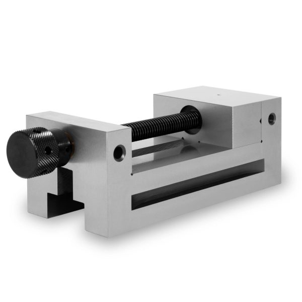 EBERTH Präzisionsschraubstock mit Spindel Backenbreite 125mm Spannweite 160mm