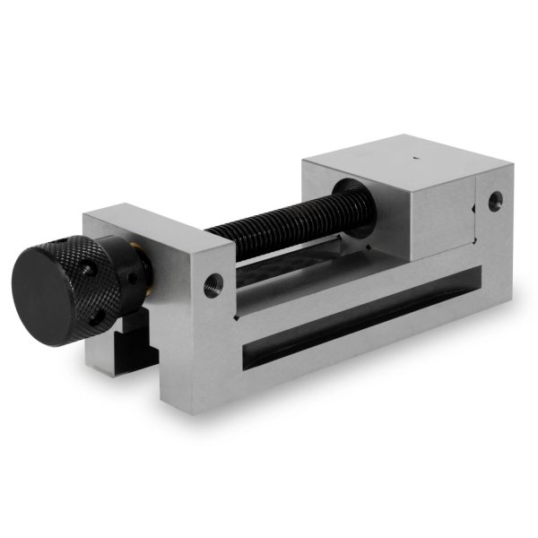 EBERTH Präzisionsschraubstock mit Spindel Backenbreite 73mm Spannweite 100mm