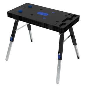 ECD Germany 5in1 Multifunktionale Werkbank Klappbar 94x48x80 cm Mobile bis 150kg