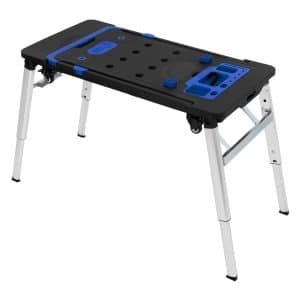 ECD Germany 7in1 Multifunktionale Werkbank Klappbar 109x55 cm Mobile 150-250 kg