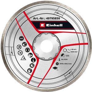 Einhell Accessory Diamant-Trennschscheibe 180 mm x 25