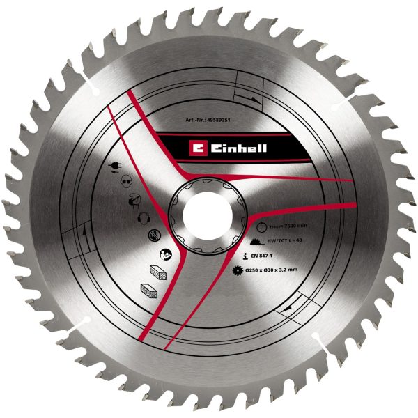 Einhell Accessory Kreissägeblatt für stationäre Sägen HM Ø 250 x 30 x 3