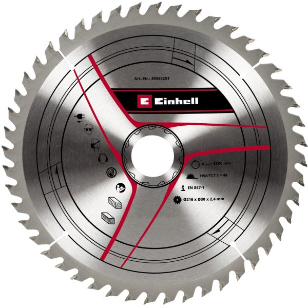 Einhell Accessory Sägeblatt für stationäre Sägen HM Ø 216 x 30 x 2